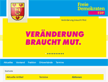 Tablet Screenshot of fdp-kreis-steinfurt.de